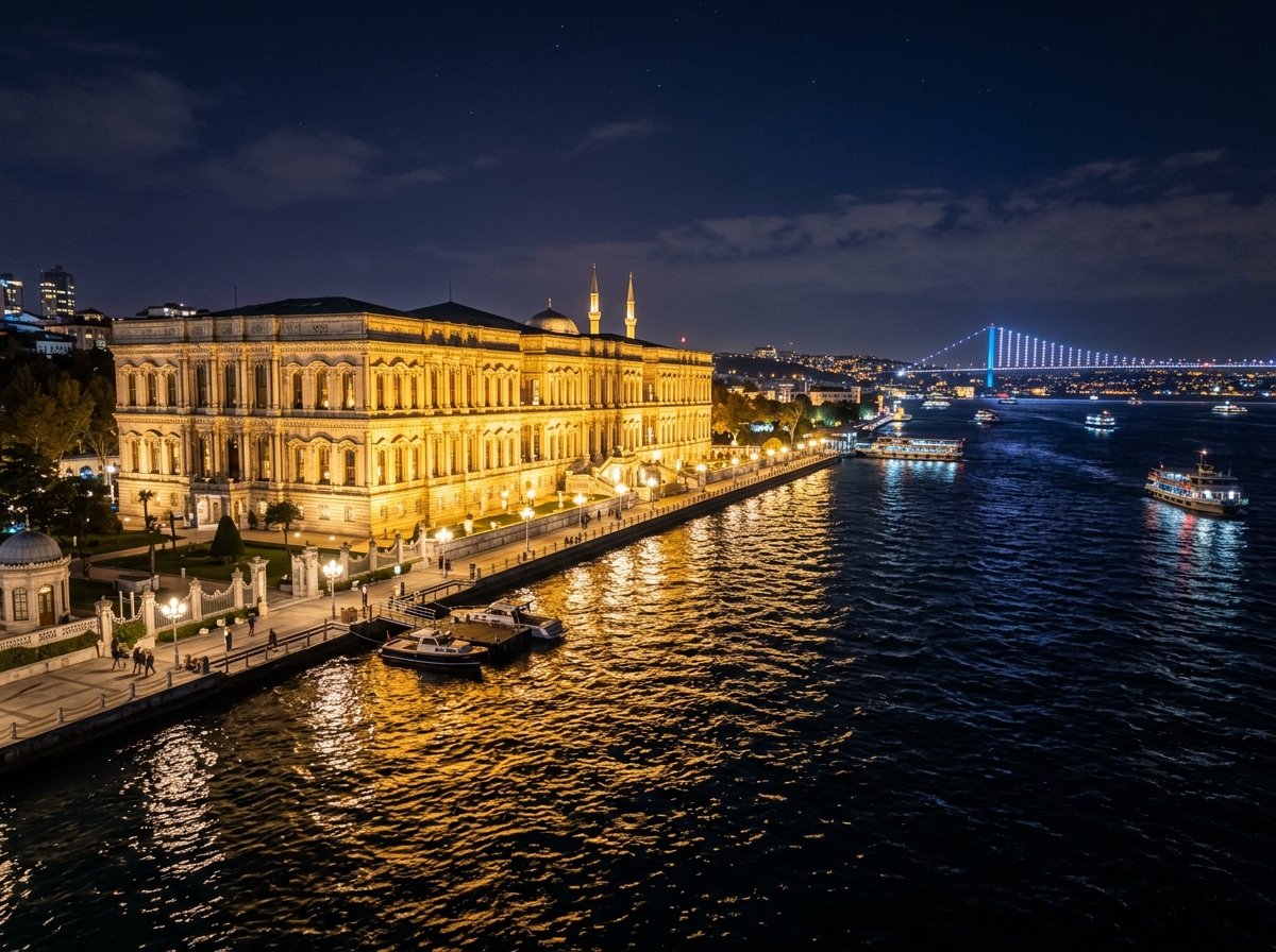 Çırağan Sarayı Gece
