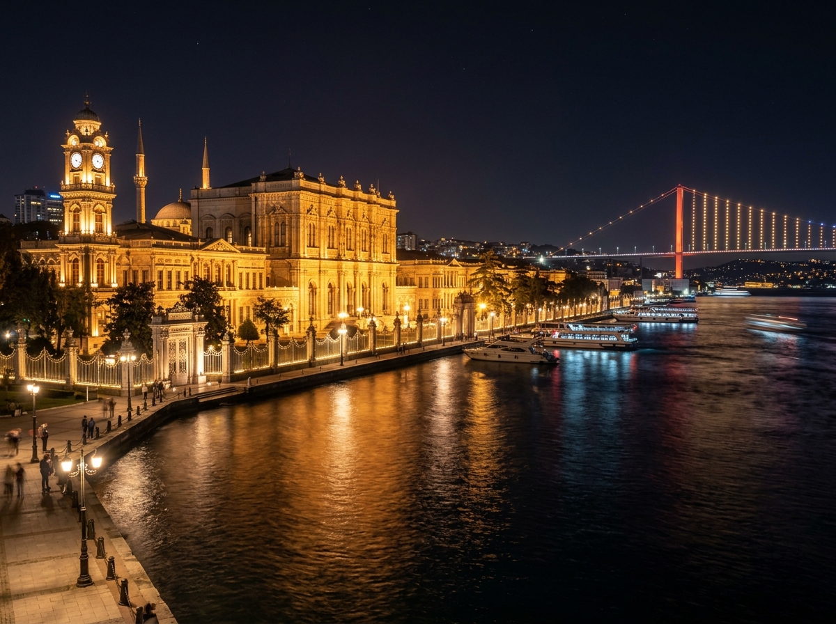 Dolmabahçe Sarayı Gece