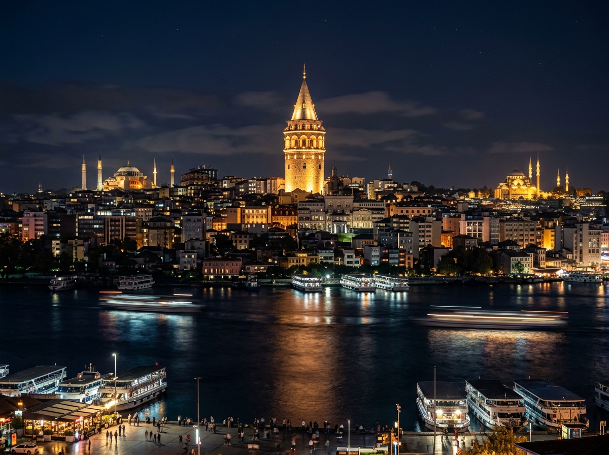 Galata Kulesi Gece